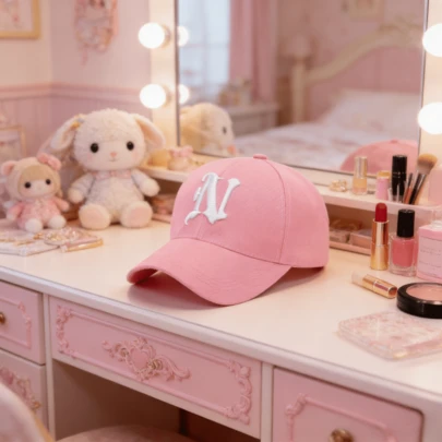 1 chiếc mũ lưỡi trai nam màu hồng thời trang thêu họa tiết hip hop, mũ bóng chày unisex thời trang ngoài trời có thể điều chỉnh, chống nắng, mũ snapback cho mùa xuân và mùa thu, du lịch, tiệc bãi biển, tiệc đường phố, phong cách thường ngày, dễ thương, chất liệu polyester (polyester), mũ bóng chày trang trí phối lưới thêu, thích hợp cho mùa xuân, hè, thu và đông.