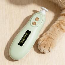 1个静音宠物指甲磨甲器，带LED灯，2档速度可调，Type-C充电式，适用于猫狗指甲修剪器，低震动电动美容工具，适用于小型、中型和大型宠物 - 查看 4