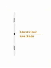 1个600mAh可充电LED车载遮阳板化妆镜，高清触控，三档亮度可调，USB快充，超薄夹式镜带补光灯，适用于轿车、SUV、卡车、通勤、旅行、露营，时尚美妆工具，送给女性、女孩的生日、情人节、母亲节、圣诞节、新年礼物 - 多色 - 查看 8