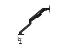 MSI MAG MT101 - Gas Spring Single Monitor Stand Arm, Supports 17-32" Screens And 22 Lbs, VESA Compatible, Adjustable Gas Spring Mount, Clamp & Grommet, Quick Release Plate - Black - 查看 8