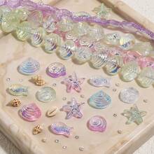 5Pcs Ocean Series Beads DIY Phone Chain Bracelet Necklace For Jewelry Making Supplies - Bead - View 3