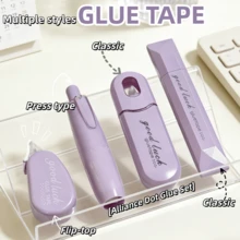 4 kiểu băng dính hai mặt độc đáo kèm con lăn, keo hai mặt liền mạch và bền chắc, có thể dán chắc chắn, thích hợp cho các dự án thủ công, tự làm sticker, sổ lưu niệm, đồ dùng học tập và văn phòng phẩm, đóng gói quà tặng. - Nhiều màu - Xem 13