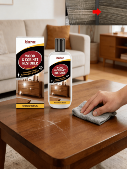 jakehoe Wood Furniture Scratch Repair Cream, Formulated With Sodium Silicate And Silica, Designed To Effectively Improve Scratches. Suitable For Wooden Floors, Tables, Chairs, And Various Wooden Furniture To Meet Multiple Needs