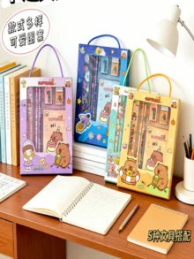 Bộ quà tặng văn phòng phẩm - Hộp quà văn phòng phẩm bất ngờ, thích hợp cho học sinh tiểu học, phần thưởng cho học sinh mẫu giáo, phần thưởng cho cả lớp và quà tặng nhỏ cho trẻ em. - Nhiều màu - Xem 6