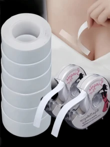 1片夏季防走光双面胶带，自粘胸贴，隐形衣物贴纸，透明内衣胶带，防走光隐形乳贴，温和贴合女性肌肤 - A - 查看 2