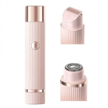 Rechargeable Electric Epilator For Women | Portable Double Razor - Painless Hair Removal For Home And Travel Use - Upgraded Version - View 12