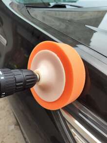 1个汽车抛光海绵盘，M14螺纹，汽车划痕修复和打蜡海绵 - A - 查看 3