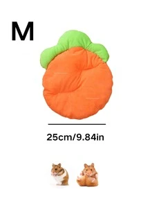 1 tấm thảm hình củ cà rốt mềm mại, thoáng khí, giữ ấm cho thú cưng nhỏ như chuột hamster, thỏ, chuột lang, thích hợp làm giường sofa, dùng cho mùa thu/đông. - Nhiều màu - Xem 10
