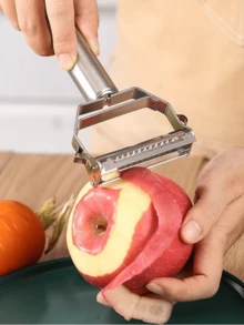 1 Piece 2-In-1 Fruit Tool, Stainless Steel Grater, Stainless Steel Peeler - Multicolor - View 9