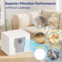 SOKANY 3.5L High Capacity Disposable Dust Bags For S8+, S8 Pro Ultra, Q7 Max+/Max, Q5 Max+, Q8 Max+, S7 Pro Ultra, Q5, Q5+, Q7, S7 MaxV Ultra Robot Vacuum Cleaners - Universal Fit - View 4