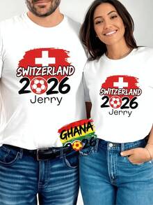 2026世界杯个性化熨烫热转印贴纸，定制姓名足球热转印贴纸，适用于T恤、球衣等DIY贴花，热压转印，定制T恤印花，即印即用，定制DTF转印纸，个性化转印，DTF转印纸，全彩热压印刷，情人节礼物，送她的礼物，送他的礼物，送妈妈的礼物，送朋友的礼物，家居装饰，装饰品，个性化礼物，定制礼物。 - 多色3 - 查看 12