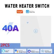 符合欧盟标准的 40A ZigBee 智能热水器开关 – 8000W 大功率，兼容 Alexa/Smart Life/Tuya，支持 APP 远程和语音控制，具备定时和倒计时功能，钢化玻璃面板，超薄 9mm 设计，背光开关，支持群组控制和共享，需搭配网关使用。 - 彩色 - 查看 11
