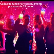 Voice-Activated LED Wristband That Flashes In Sync With Music, Featuring 3 Light Modes, Ideal For Parties, Graduations, Club Events, Birthdays, And Many Other Occasions. - 隨機顏色 - 查看 8