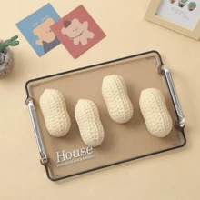 1-5 món đồ chơi bóp hình hạt đậu phộng giúp giảm căng thẳng (Vui lòng kiểm tra bảng kích thước trước khi đặt hàng, có chứa thông tin quan trọng) - Thiết bị giảm căng thẳng giác quan dành cho người lớn, thích hợp cho các tình huống thư giãn tại văn phòng/tương tác trong các bữa tiệc, đồ chơi bóp hình hạt đậu phộng sáng tạo giúp giảm căng thẳng, thích hợp cho văn phòng và trường học, món quà lý tưởng cho sinh nhật, ngày lễ và các buổi họp mặt gia đình. (Có thể có sự khác biệt nhỏ về màu sắc do các lô sản xuất khác nhau) Kiểu đóng gói ngẫu nhiên (Các hạt đậu phộng nhỏ chỉ có một nửa mặt, vui lòng lưu ý nếu bạn quan tâm) - gừng - Xem 7