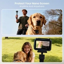 适用于 OSMO NANO 的 4 合 1 相机保护套装（2 片钢化玻璃屏幕保护膜 + 2 个硅胶镜头盖） - 防刮高透光相机配件，适用于 OSMO NANO - 9H 硬度钢化玻璃屏幕保护膜可有效防止钥匙或硬币刮伤，可拆卸硅胶镜头盖 - 柔软灵活的硅胶盖为镜头提供额外保护，易于安装 - 查看 11