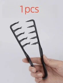1/2/4/10Pcs Brand New All-In-One Volumizing Wide-Tooth Hair Comb - Fluffy Texture, Suitable For Men, ABS Plastic Material, Textured Grip Handle, Suitable For All Hair Types, Perfect For Home, Back To School, Travel And Vacation Essentials - Multicolor - View 16