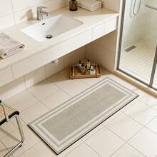 1 tấm thảm nhà bếp hình chữ nhật, kích thước 45*120cm, thảm trải sàn cao su chống trượt, thảm nhà bếp, thảm chùi chân có thể giặt được, thích hợp cho nhà ở, phòng tắm, hành lang, phòng giặt, văn phòng, quà tặng tốt nghiệp, tiệc độc thân, quà tặng phù dâu, Ngày của Cha, trang trí Halloween. - Nhiều màu - Xem 6