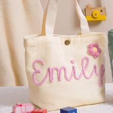 Personalized Name Handbag, Name Tote Bag, Party Gift, Birthday Gift, Mother's Gift, Outdoor Picnic Bag - Multicolor - View 41