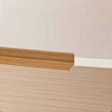 1pc 3 Meters X 2cm Self-Adhesive Wall Corner Protector, Yellow Oak Wood Grain Soft Wall Corner Edge Guard, Cabinet Edge Protector - C - View 6