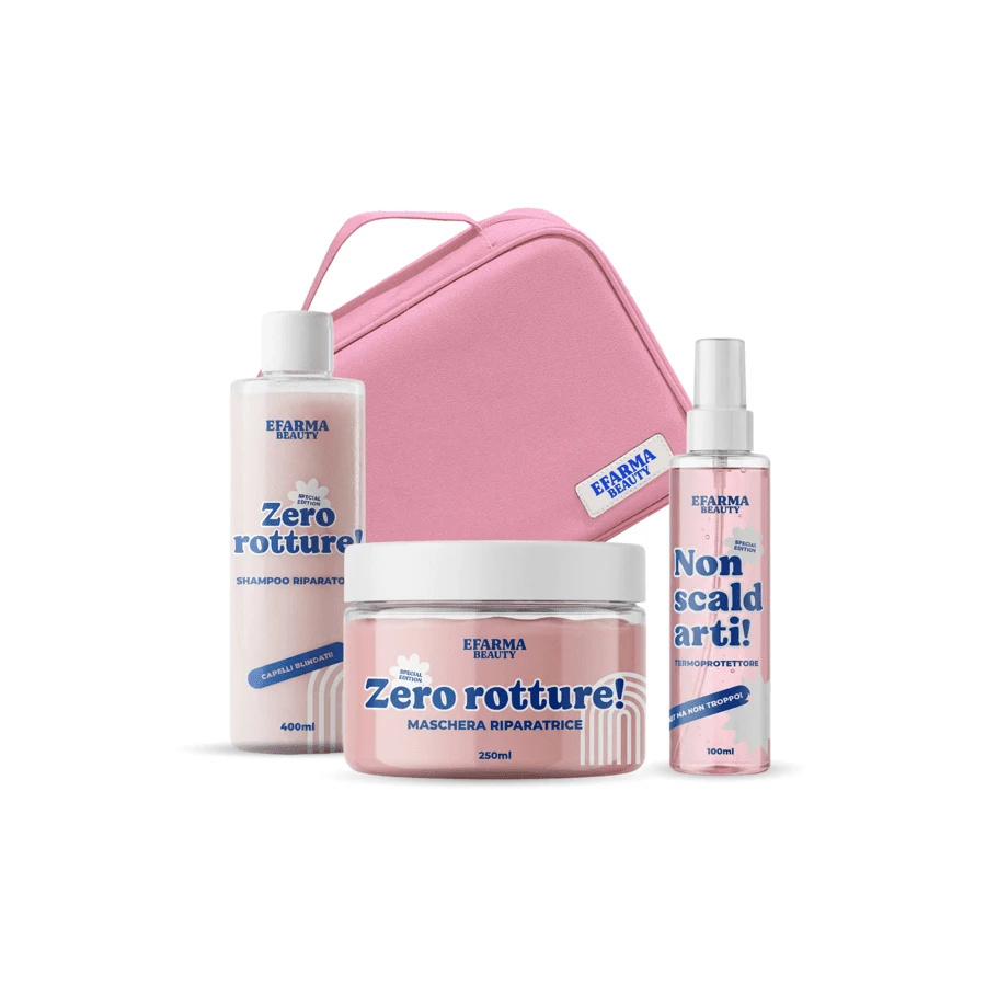 eFarma Beauty Kit Capelli Danneggiati Termoprotettore, Shampoo, Maschera Riparatrice + Beauty OMAGGIO - Shampoo - Visualizzare 1