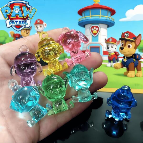 Paw Patrol 6pcs/24pcs Series Resin Mini Animal Figurines, Cute Dog Shaped Decor, No Power Required, Suitable For Rubble, Chase, Rocky, Zuma, Skye, Everest, Tracker, Tuck, Ella, Rex, WildCat, Liberty Characters, Ideal For Garden, Party, Micro Landscape, Aquarium Decoration, Great For DIY Crafts, Gardening, Potted Plants, Car And Party Decoration (Product May Differ From Image)
