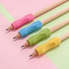 4/8件套人体工学铅笔握笔器套装 - 彩色书写姿势矫正工具，柔软设计，改善姿势，提升舒适度，适用于书写、绘画、办公和学习，缓解手指疲劳，多色混搭，返校必备 - A - 查看 9