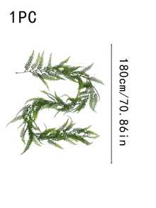 1pc Artificial Persian Ivy Vine, UV-Resistant Outdoor Plant, 180cm/70.86in, Suitable For Home, Office, Party, Garden, Wedding, Spring, Holiday, Bathroom, Living Room, Bedroom Decor, DIY Floral Bouquet, Summer Decor - Multicolor - View 10