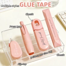 4 kiểu băng dính hai mặt độc đáo kèm con lăn, keo hai mặt liền mạch và bền chắc, có thể dán chắc chắn, thích hợp cho các dự án thủ công, tự làm sticker, sổ lưu niệm, đồ dùng học tập và văn phòng phẩm, đóng gói quà tặng. - Nhiều màu - Xem 3