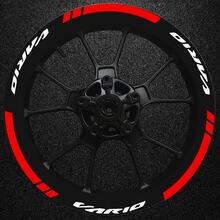 A SET 24pcs Motorcycle Wheel Hub Sticker - Waterproof, Creative Colorful Tire Sticker, Suitable For Street Motorcycles, Car Stickers - A SET - View 8