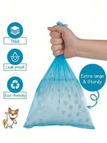 150pcs/10rolls Random Lavender Scented Dog Poop Bags, Extra Thick Leak-Proof, Pet Waste Management - Multicolor - View 9