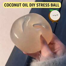 成人减压桌面玩具，蒸汽造型，柔软可爱 - 一款柔软可拉伸的圆形指尖玩具，趣味新颖，适合成人聚会、办公桌和家居装饰。 - 水晶球 - 查看 3