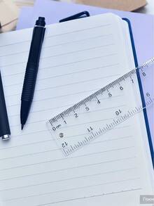 30cm Transparent Ruler, Learning Supplies, Stationery, Student Supplies, High School, Middle School, Office Supplies, Suitable For Valentine's Day, Wedding, Birthday, Back To School, Mother's Day - A - View 6