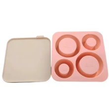 Khay làm đá tròn bằng silicon có nắp đậy, dung tích 20oz/30oz/40oz, giữ lạnh đồ uống. - Truyện tranh bốn khung - Xem 12