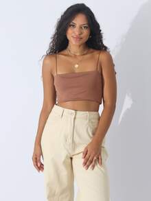 Women Tank Tops & Camis - Rỉ Nâu - Xem 2