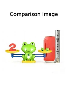 1 Set Children's Frog Balance Scale Toy, 3+ Years Old, Math Learning, Educational Puzzle Game For Toddler Boys And Girls, Interactive Parent-Child, Cognitive And Logic Development - Multicolor - View 6