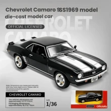 Burago 正品保时捷 911GT3RS、雪佛兰 Camaro、丰田、大众高尔夫 GTI、宾利欧陆 GT、日产 GT-R、迈凯伦 F1、福特野马、宝马 M5、兰博基尼 Aventador、合金玩具车、压铸模型车、逼真赛车、玩具车收藏、男孩礼物 - 彩色 - 查看 17