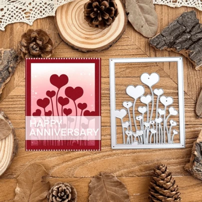 Metal Cutting Dies For Floral Frames, DIY Scrapbooking Cards, Photo Album Decorations, Embossing Paper Molds For Scrapbooking And Card Making