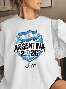 2026世界杯个性化熨烫热转印贴纸，定制姓名足球热转印贴纸，适用于T恤、球衣等DIY贴花，热压转印，定制T恤印花，即印即用，定制DTF转印纸，个性化转印，DTF转印纸，全彩热压印刷，情人节礼物，送她的礼物，送他的礼物，送妈妈的礼物，送朋友的礼物，家居装饰，装饰品，个性化礼物，定制礼物。 - 多色3 - 查看 10