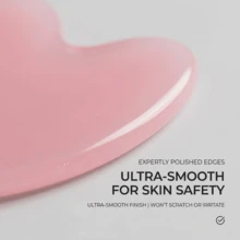 1 PCS Gua Sha Facial Tool,Facial Gua Sha Scraper,For Face Eye Neck Anti-Aging Slimming & Firming,Gua Sha Facial Tools,Heart Shape Resin Massage Tool For Face & Neck, Ergonomic Jawline Sculpting Board, Home Spa Beauty Tools, Travel Essential For Daily Skin Care Routine - Pink - View 7