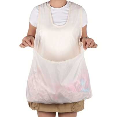 1 chiếc tạp dề đa năng kiểu đan chéo, được thiết kế để phơi quần áo, hái trái cây và rau củ, không cần cúi người, tạp dề bảo hộ khi dọn dẹp nhà cửa và làm vườn.