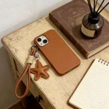 1pc Handmade Cute Star Shaped Bag Charm, Keychain, Minimalist Elegant Phone Pendant - Star Design - View 6