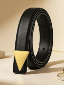 Thắt lưng nữ kiểu dáng tối giản, đa năng, mang hơi hướng retro, phù hợp với quần jeans và quần tây thường ngày. - Nhiều màu - Xem 2