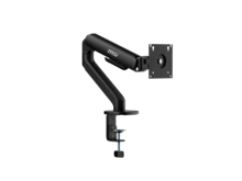 MSI MAG MT101 - Gas Spring Single Monitor Stand Arm, Supports 17-32" Screens And 22 Lbs, VESA Compatible, Adjustable Gas Spring Mount, Clamp & Grommet, Quick Release Plate - Black - 查看 2