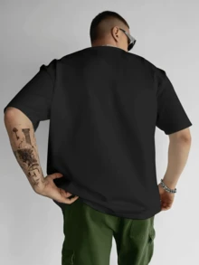 Semicolon Suicide Prevention Awareness T-Shirt T-Shirt 100%  Round Neck Short Sleeve T-shirt - Negro - Ver 2