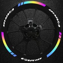 A SET 24pcs Motorcycle Wheel Hub Sticker - Waterproof, Creative Colorful Tire Sticker, Suitable For Street Motorcycles, Car Stickers - A SET - View 9