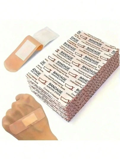 20/40/60/80/110 Stück Medizinische elastische Binden - Atmungsaktiver mikroporöser Vliesstoff Hämostase-Verband, fest fixiert, geeignet für Finger, Knie, Arme und andere Körperteile, geeignet für Zuhause, Schule, Outdoor und Notfälle, flexibles Verpackungsdesign.