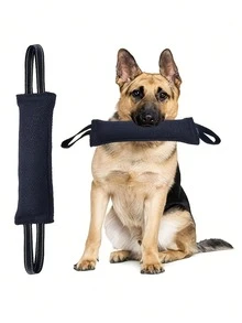 耐用拔河犬玩具，配有2个柔软结实的手柄，适合中小型犬，是牵引绳训练、服从训练和幼犬训练的理想选择。 - 彩色 - 查看 15