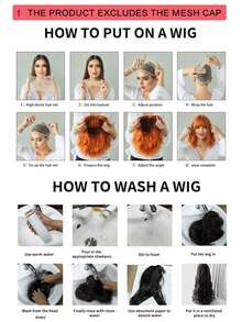 7JHH WIGS 女士短款波浪黑色波波头假发，带灰色刘海，12英寸短波浪卷发假发，自然合成发丝，耐热假发，适合日常角色扮演、音乐节派对等场合佩戴。 - 挑染灰色 - 查看 11