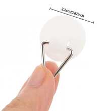 20pcs Plastic Picture Hangers, Invisible Plate Hooks With Adhesive Backing, Modern Design For Kitchen Decor, Durable Wall Mounted - 20Pcs - View 4