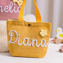 Personalized Name Handbag, Name Tote Bag, Party Gift, Birthday Gift, Mother's Gift, Outdoor Picnic Bag - Multicolor - View 23